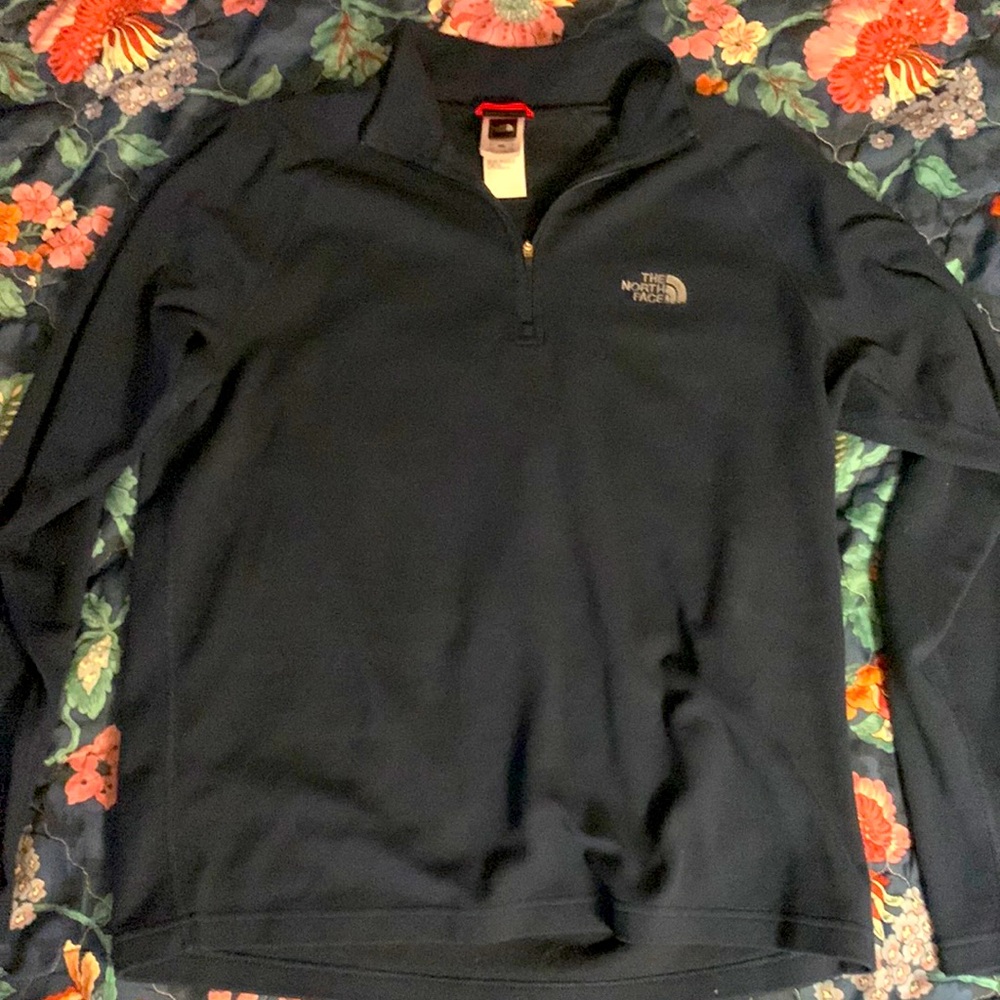 Size Medium North Face Sweater with Collar